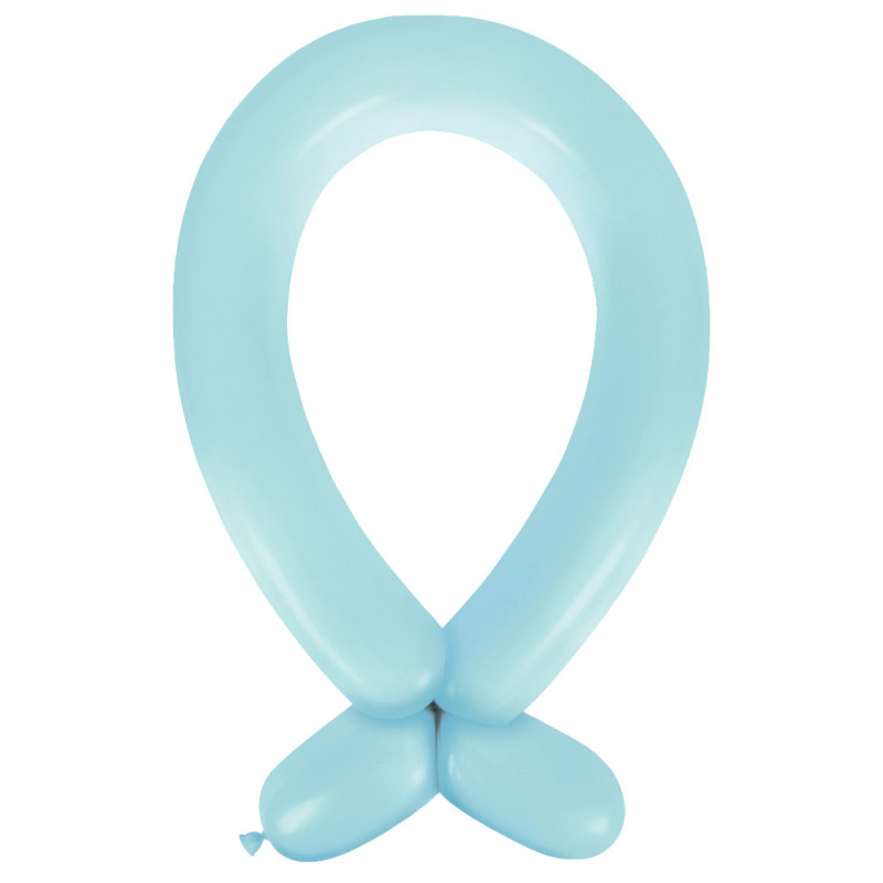 Ballons à Sculpter 360 Bleu Clair - Lot de 50 Modelling Pastel Blue Anagram