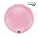 Ballon Alu Rond Rose Pastel – 18" – Grabo