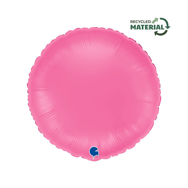 Ballon Alu Rond Rose Bonbon – 18" Bubble Gum – Grabo