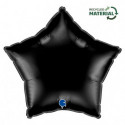 Ballon Alu Étoile Noir – 18" – Grabo