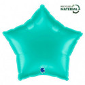 Ballon Alu Étoile Bleu Tiffany – 18" – Grabo