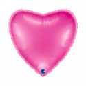 Ballon Alu Coeur Rose Framboise – 22" 56cm – Grabo