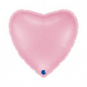 Ballon Alu Coeur Rose Clair – 18" 56cm – Grabo