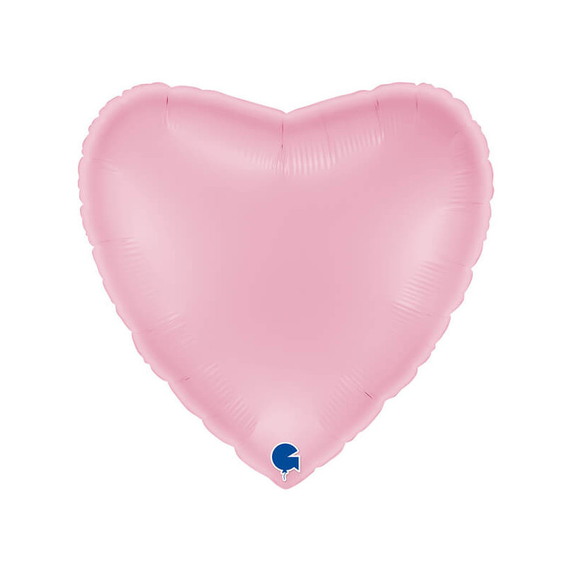 Ballon Alu Coeur Rose Clair – 18" 56cm – Grabo