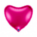 Ballon Alu Coeur Rose Framboise Magenta – 36" (91 cm) – Grabo