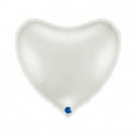 Ballon Alu Cœur Blanc 91 cm (36") – Grabo