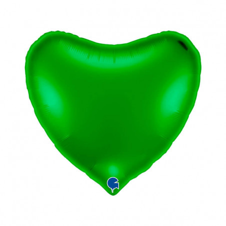 Ballon Alu Cœur Vert 91 cm (36") – Grabo