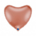 Ballon Alu Cœur Rose Gold Brillant 91 cm (36") – Grabo
