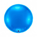 Ballon Alu Rond Bleu – 91 cm / 36" – Grabo
