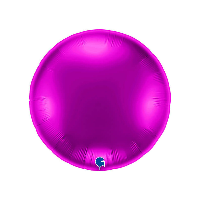 Ballon Alu Rond XL Violet 91 cm – Grabo