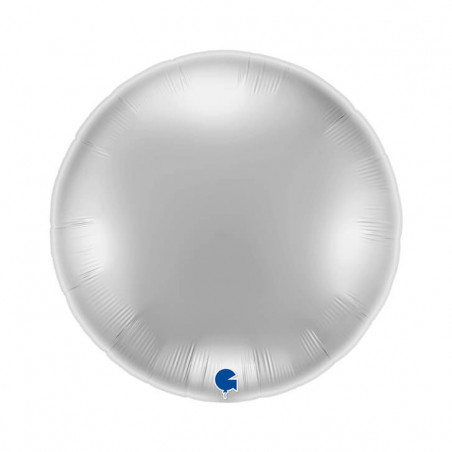 Ballon Alu Rond Argent 91 cm (36") – Grabo