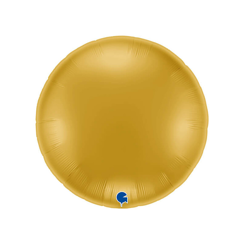Ballon Alu Rond XL Doré Brillant 91 cm – Grabo