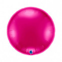 Ballon Alu Rond Rose Fuchsia 91 cm (36") Magenta – Grabo