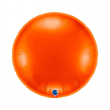Ballon Alu Rond XL Orange 91 cm – Grabo