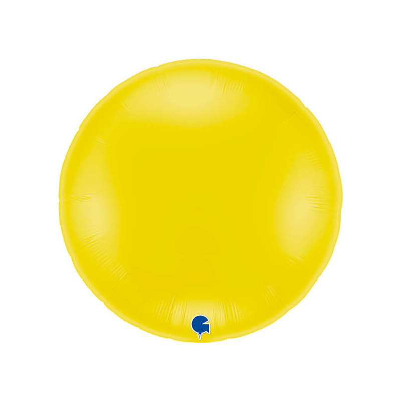Ballon Alu Rond Jaune 91 cm (36") Pastel Yellow – Grabo