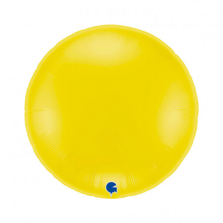 Ballon Alu Rond Jaune 91 cm (36") Pastel Yellow – Grabo