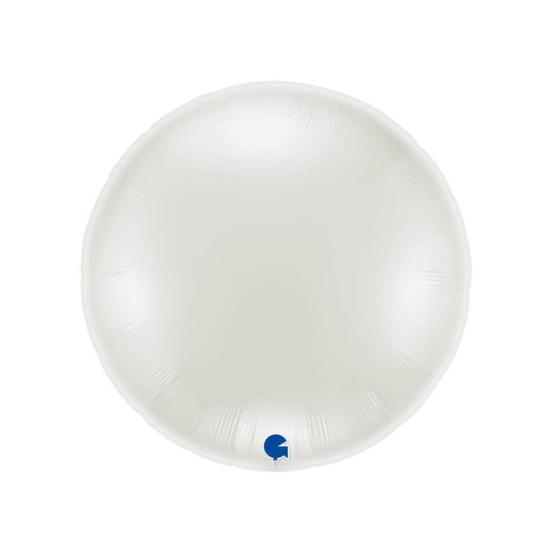 Ballon Alu Rond Blanc 91 cm (36") – Grabo