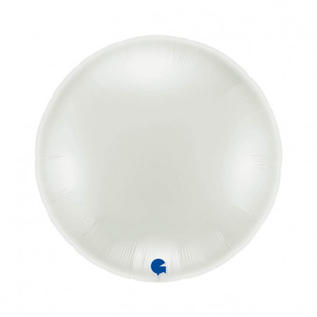 Ballon Alu Rond Blanc 91 cm (36") – Grabo