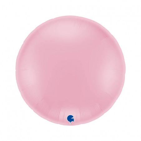 Ballon Alu Rond Rose Clair 91 cm (36") Pastel Pink – Grabo