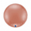 Ballon Alu Rond Rose Gold Brillant 91 cm (36") – Grabo