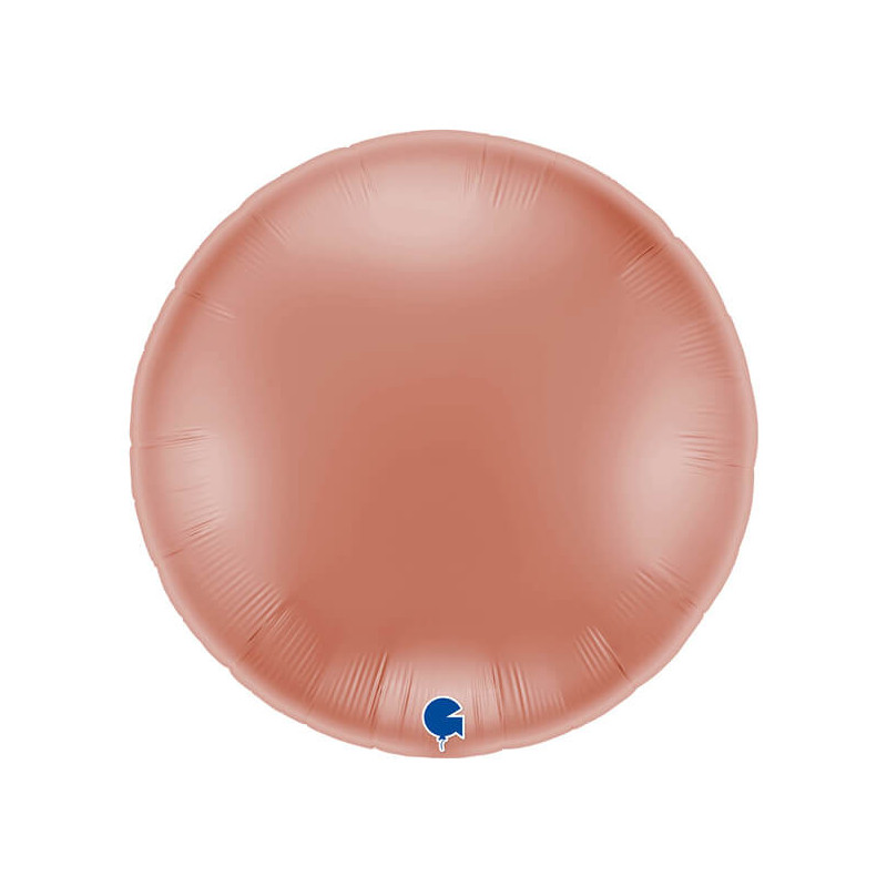 Ballon Alu Rond Rose Gold Brillant 91 cm (36") – Grabo