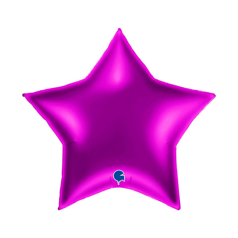 Ballon Alu Étoile XL Violet 36" 91 cm Purple – Grabo