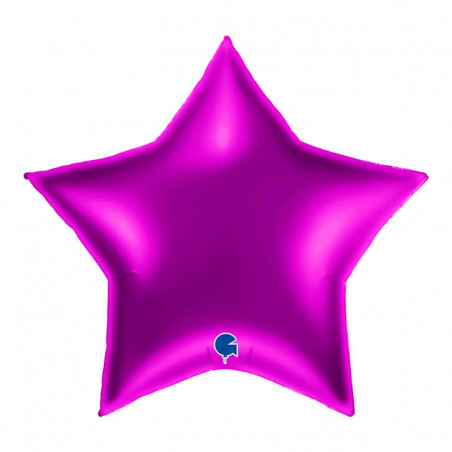 Ballon Alu Étoile XL Violet 36" 91 cm Purple – Grabo