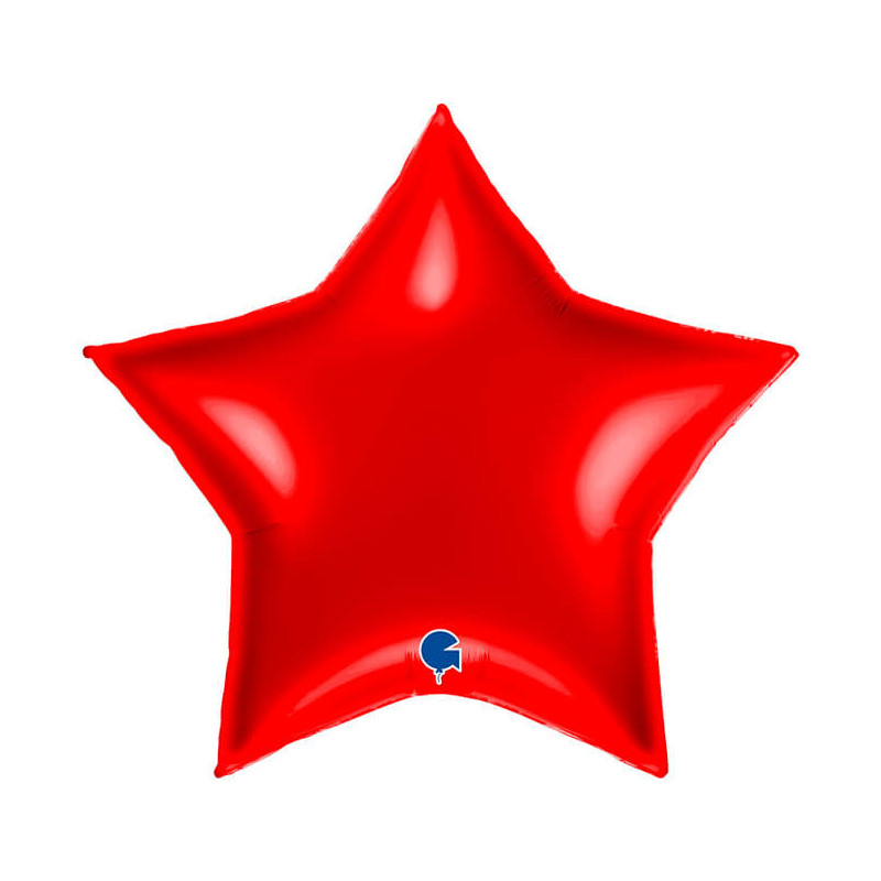Ballon Alu Étoile XL Rouge 36" 91 cm – Grabo