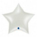 Ballon Alu Étoile XL Blanc Brillant – Grabo