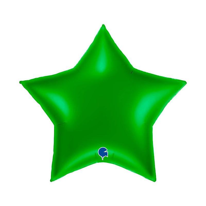 Ballon Alu Étoile XL Vert 36" 91 cm – Grabo