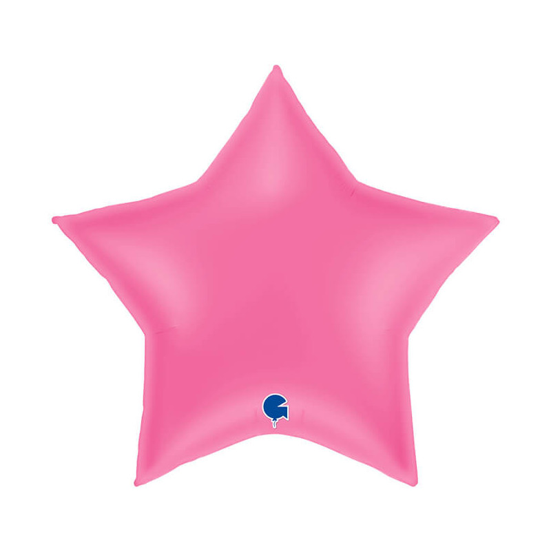 Ballon Alu Étoile XL Rose Bonbon 36" 91 cm Bubble Gum – Grabo
