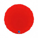 Ballon Alu Rond Rouge Mat – 18" Matte Red – Grabo