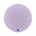 Ballon Alu Rond Parme Pastel Mat – 18" Matte Lilac – Grabo