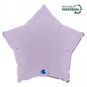 Ballon Alu Étoile Parme Pastel – 18" Matte Lilac – Grabo