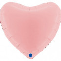 Ballon Alu Cœur Rose Pastel 91 cm (36") – Grabo