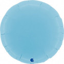 Ballon Alu Rond Bleu Pastel 91 cm (36") – Grabo