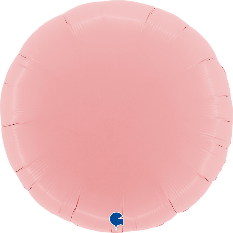 Ballon Alu Rond Rose Pastel 91 cm (36") – Grabo