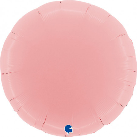 Ballon Alu Rond Rose Pastel 91 cm (36") – Grabo