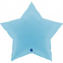 Ballon Alu Étoile XL Bleu Pastel 36" 91 cm – Grabo