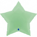 Ballon Alu Étoile XL Vert Pastel 36" 91 cm – Grabo