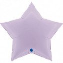 Ballon Alu Étoile XL Parme Pastel 36" 91 cm – Grabo