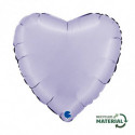 Ballon Alu Coeur Parme Satin – 18" – Grabo
