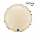 Ballon Alu Rond Beige – 18" Cream – Grabo