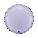 Ballon Alu Rond Parme Satin – 18" – Grabo