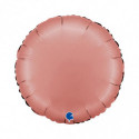 Ballon Alu Rond Rose Gold Satin – 18" – Grabo
