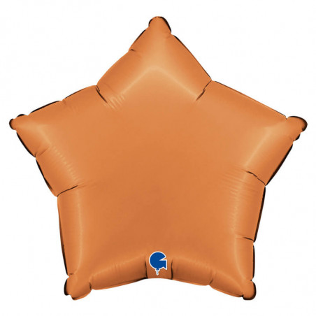 Ballon Alu Étoile Caramel – 18" – Grabo