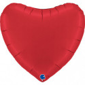 Ballon Alu Coeur Rouge Intense – 36" (91 cm) – Grabo