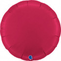 Ballon Alu Rond Rouge Cerise – 91 cm / 36" – Grabo