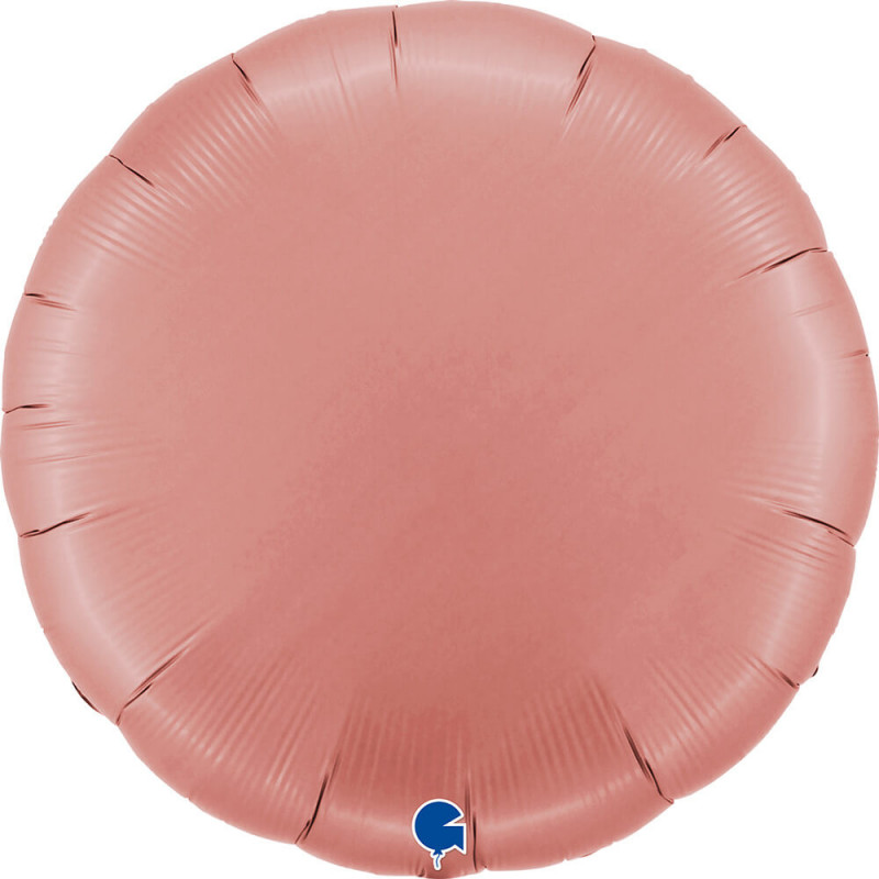Ballon Alu Rond XL Rose Gold Satiné 91 cm – Grabo