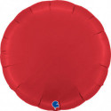 Ballon Alu Rond Rouge Intense 91 cm (36") Satin Rubin Red – Grabo